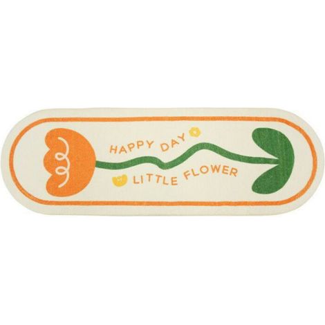 Petit tapis frais, couverture de canapé de salon, tapis de chevet de chambre imitation cachemire, tapis de sol en peluche dessin animé (Blanc) (1/3)