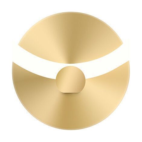 Applique Murale Intérieur LED Or Rond Chevet Mur 19cm Chambre Applique Murale, pour Salon, Couloir, 10W (1/4)
