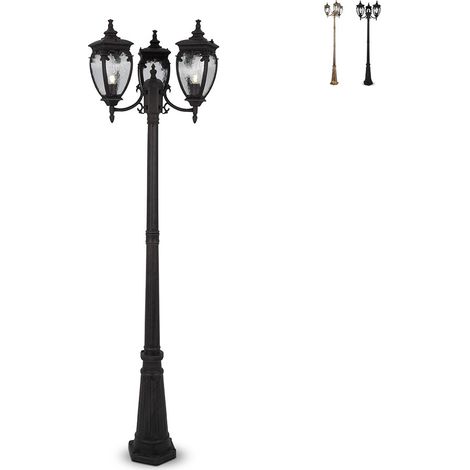 Maytoni Fleur Lampadaires d'extérieur noir avec or, IP44 (1/5)