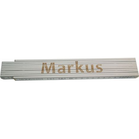 Zollstock Markus 2 m weiß Zollstock