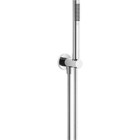 Dornbracht Schlauchbrausegarnitur, integ. Brausehalter Meta 15l/min Rosette 60mm, G 1/2", Chrom