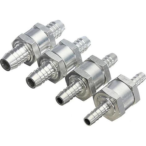 Kit de clapet anti-retour pour carburant, 4 pièces, avec valve en alliage d'aluminium, pour véhicules essence et diesel (1/5)