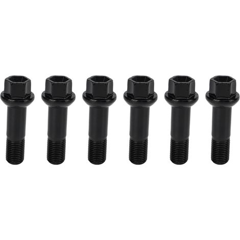 Kit de 20 écrous et boulons de roue noirs 0009907607 Accessoires de voiture en métal, pièces de rechange pour MERCEDES‑BENZ