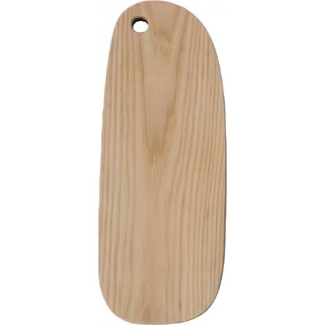 Planche à pain en bois de frêne pour présenter en-cas fruits et desserts 31,5 x 12 x 2 cm couleur bois naturel (1/5)