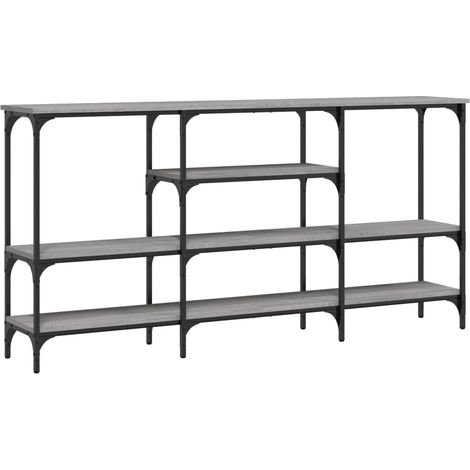 Maison Exclusive - Tavolo Consolle Grigio Sonoma 160x29x80 cm in Legno Multistrato