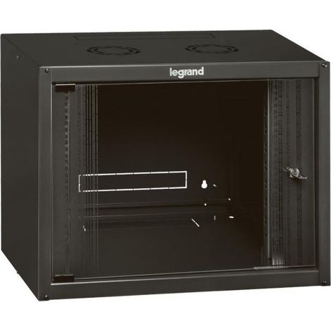 Legrand Linkeo fix 19" 6U Freistehendes Gestell Schwarz
