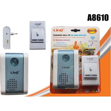 Wireless Show Electrical Rete 220v Senza Fili 32 Melodie Porta A8610 (1/3)