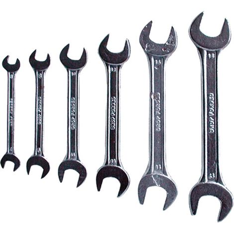 EXTOL CRAFT Flachschlüssel, 6-teiliger Satz 6106B