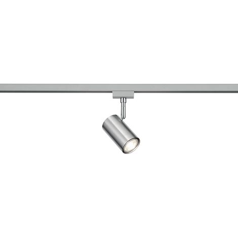 Faretto Spot Orientabile per Binario Bifase GU10 Acciaio Duoline GD Trio (1/2)