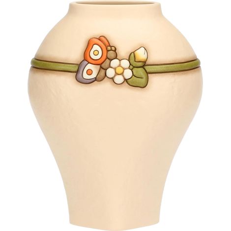 Vase avec Papillon, Grand, céramique, Collection Country Bloom, 20,4 x 14,7 x 26,1 cm (1/4)