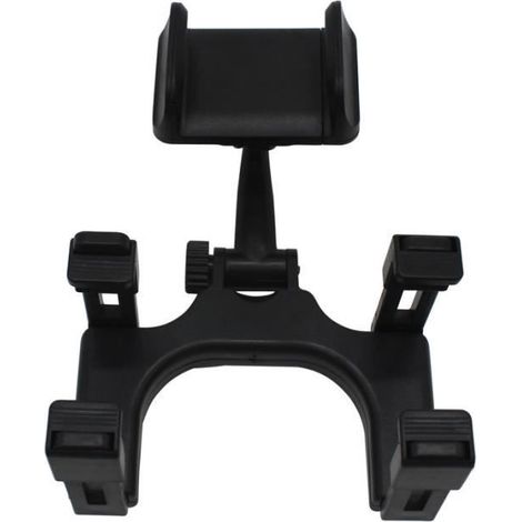 Supporto per telefono AMOUNE - Specchietto retrovisore - Rotazione a 360 gradi - Adsorbimento magnetico - Universale (1/4)