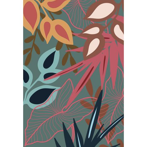 Papier peint panoramique - Tropical - 130 cm x 190 cm (1/2)