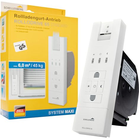 Schellenberg elektrischer avvolgitore per tapparelle, bianco, 22765 (1/5)