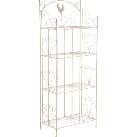 Standregal Mia aus Eisen 153 x 62 cm antik-creme (1/5)