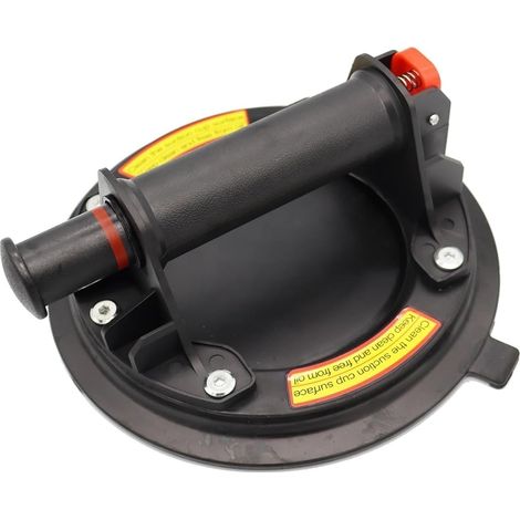 Ventouses, Ventouses À Vide Robustes, Levage Manuel Grand Format, Élévateur De Panneaux Portatif, Granit, Carrelage, Capacité Charge 220 Kg pour levage/extracteur de bosses(Black) (1/5)