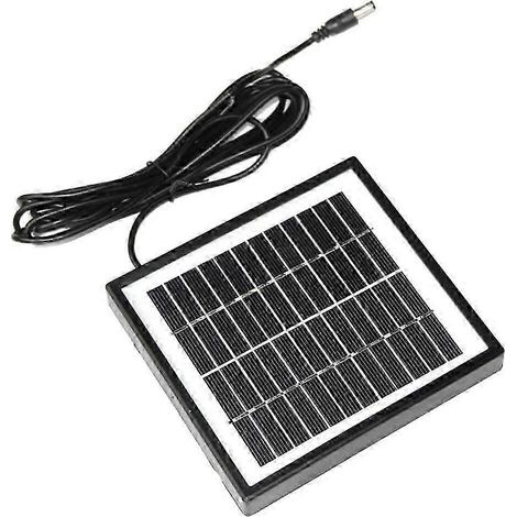 Panneau solaire 12 V 2 W, lampe solaire de jardin, accessoires de bricolage, port CC, module de batterie solaire compatible, chargeur de batterie kns (1/5)
