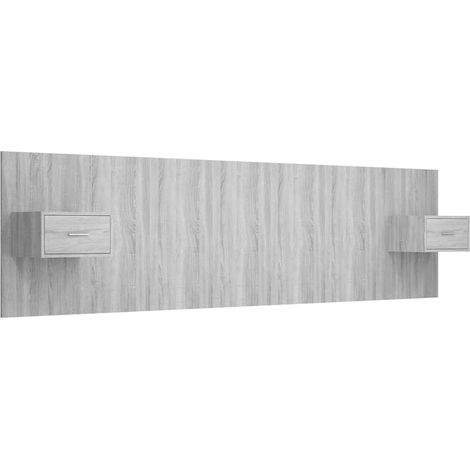 Maison Exclusive - Cabecero de cama y mesitas madera contrachapad (1/5)
