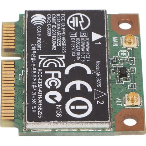 Carte réseau mini PCIe NIC haut débit 300M BT4.0 sans fil pour HP CQ43 CQ58 DV4 DV6 DV7 G4 G6 G7 (1/5)