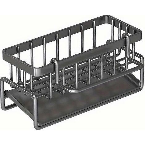 Étagère de rangement pour évier de cuisine, étagère de cuisine, égouttoir à vaisselle, étagère de rangement pour éponges et détergent B (1/5)
