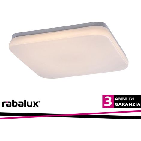 Plafoniera esterna Rabalux Lowar bianca LED 18W IP44 (1/3)