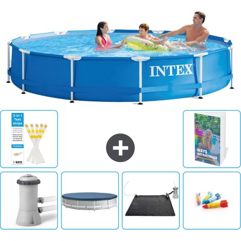 Frame Pool Rund - 366x76 cm - 7-teilig S211