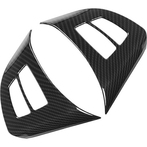 2 Stück Zierrahmen aus Kohlefaser für BMW X5 E70 (2008–2013), Lenkradabdeckung in Carbon-Optik, Interieurleisten (1/5)