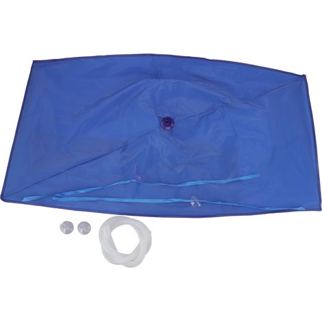 Wasserdichte Dunstabzugshaubenabdeckung mit Wasserschlauch und Saugnäpfen, abwaschbarer, fettabweisender Bezug für einfache Reinigung (1/5)