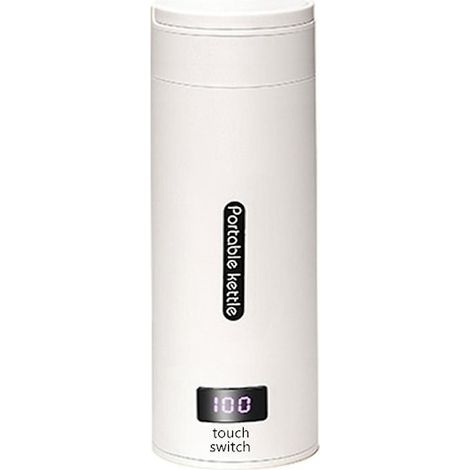 Bouilloire électrique portable 380 ml, écran LCD, réglage de la température en 4 étapes, arrêt automatique (1/5)