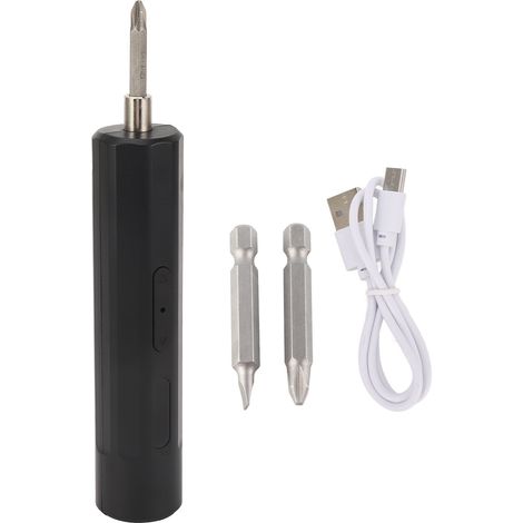 Tournevis électrique portable mini multifonction avec 2 embouts 3,6V - léger et compact (1/5)