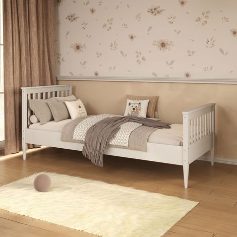 Lit 90x200 sommier inclus Ignas Blanc (1/5)