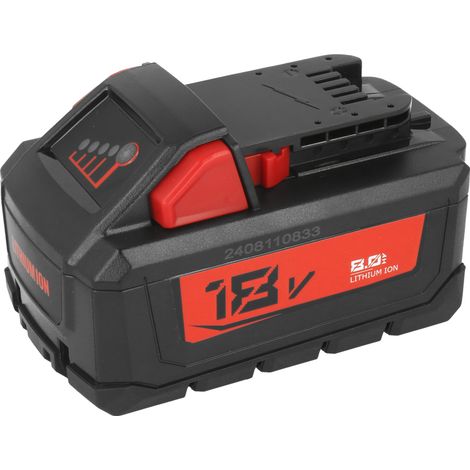 Batterie Milwaukee M18 B5 18V 8.0Ah – Capacité 8.0Ah – Indicateur de charge LED – Construction ABS+PC ignifugé (1/5)