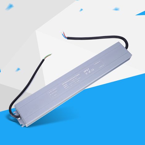 Alimentation secteur/CC à découpage ultra-mince et étanche avec surface anodisée HRUW-360W-24V 170-240 V CA (50/60 Hz) (1/5)
