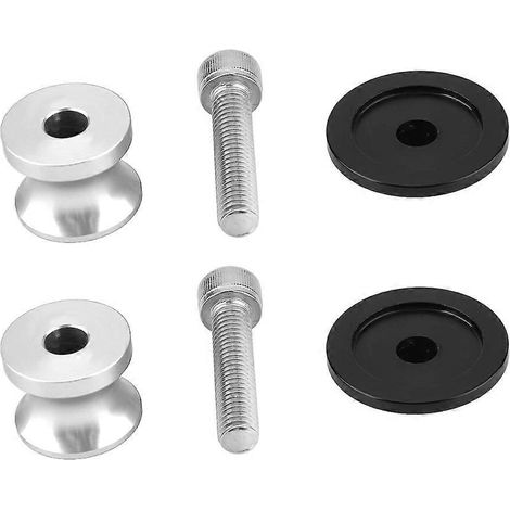pièces de 8 mm pour béquilles de roue arrière de moto CNC, bras oscillant, ressorts de suspension (argent) (1/5)
