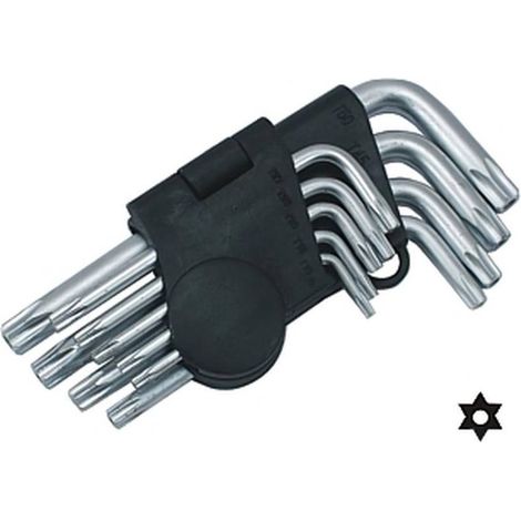 Jeu de Clés Torx Courtes T10-T50 - 9 Pcs - Acier Résistant - Précision et durabilité - Usage Professionnel - Beast (1/4)