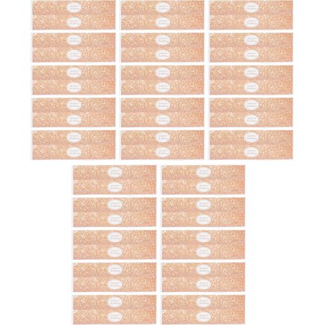 25 Étiquettes Personnalisées pour Bouteille d'Eau, Doré Rose Brillant, Thème Anniversaire, Résistantes à l'Eau (1/5)