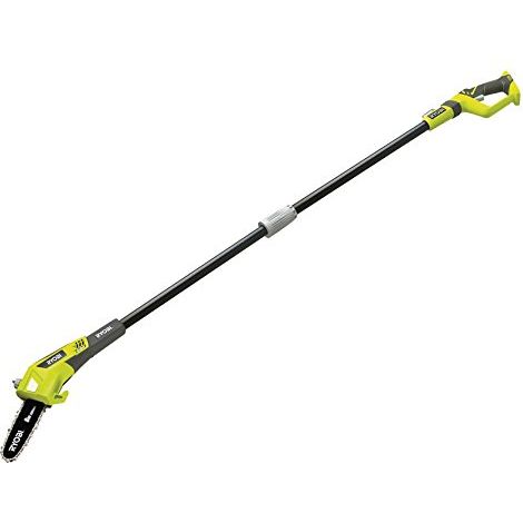 RYOBI - Élagueur Électrique sur Perche Sans Fil à Batterie 18V ONE+ - Utilisations Petit Élagage, Ébranchage et Domestique - Précision, Confort et Sécurité de Coupe - OPP1820