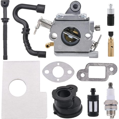 Carburateur MS170 avec kits de réglage pour tronçonneuses STIHL 017 018 MS170 MS180 MS170C MS180C. (1/5)