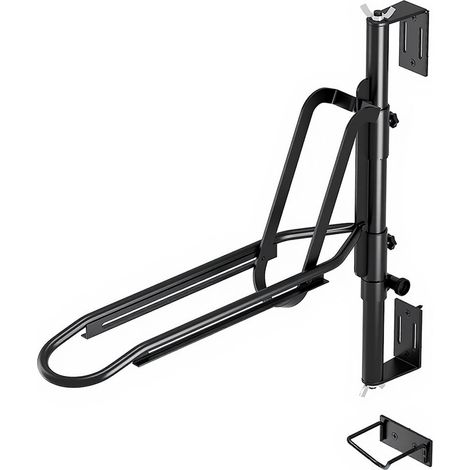 Swivel Adjustable Bike Wall Mount Rack avec Support Mural Vélo en Acier Carbone - Support Pivotant Réglable, Cintre en Acier Pliable et Robuste pour Garage, Support Intérieur Gain de Place, Installati (1/5)