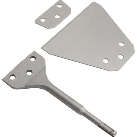 Marteau perforateur électrique à poignée de 15 cm, poignée ronde SDS ultra-mince, burin de sol à deux rainures (1/5)