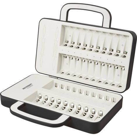 [GEBRAUCHT] B-Ware Voltcraft Rundzellen-Ladegerät NiMH Mignon AA Micro AAA 40 Kanäle 1000mA 120min (1/2)