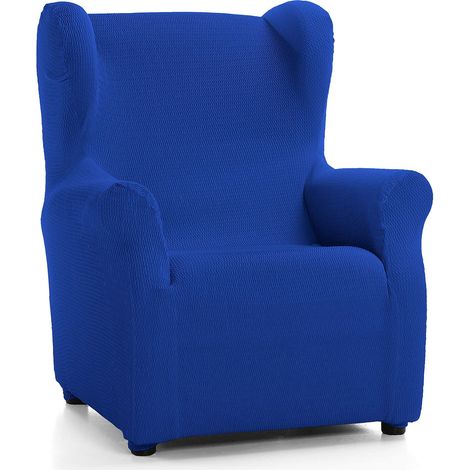 Housse élastique pour Fauteuil à Oreilles - Bleu électrique (1/5)
