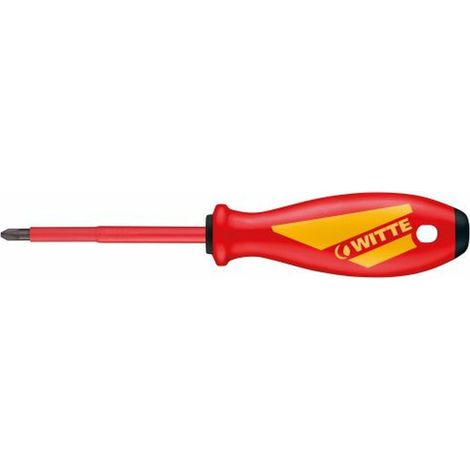 Cacciavite isolato witte ergonomico rosso 100 mm (1/2)
