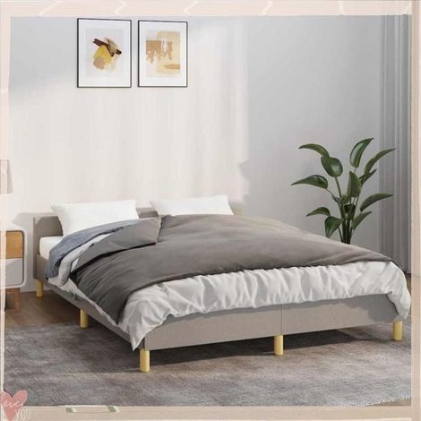 350828 Couverture lestée avec housse Gris 150x200 cm 7 kg Tissu (1/5)
