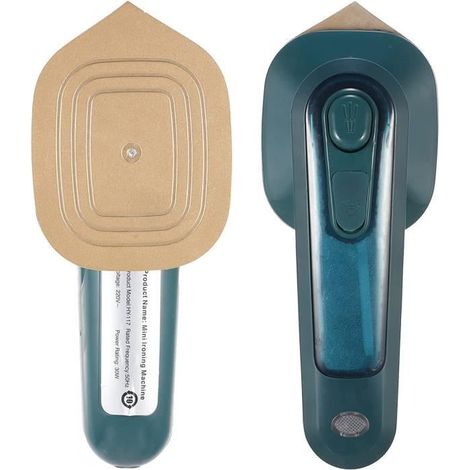 1 pièce fer à repasser portable, vapeur réglable, fer 2 en 1 sec/humide, pour voyage et entretien textile délicat