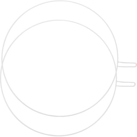 Anneau de support pour moustiquaire (2 pièces), rond en métal lit (1/5)
