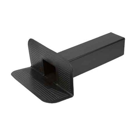BOCCHETTONE DI SCARICO ANGOLARE QUADRO mm 100x100x410h