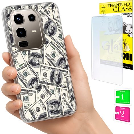 Funda para Infinix Note 50 Pro 4G con foto, cubierta trasera y cristal 9H. (1/5)
