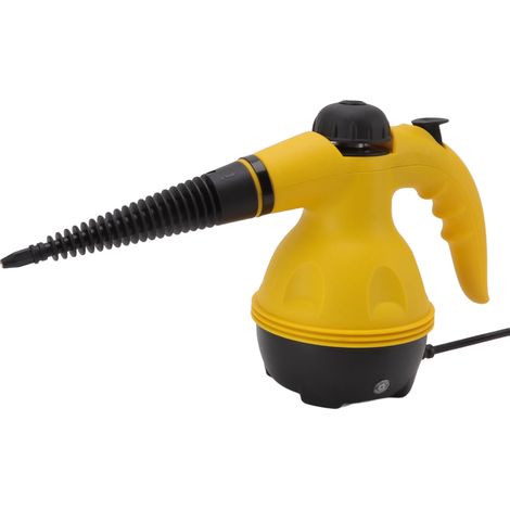 Nettoyeur vapeur portatif jaune et noir haute température, électrique et pressurisé, pour l'élimination des taches, UE 220 V (1/5)