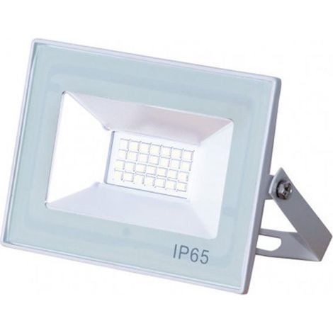 proiettore tarin ip65 1x10w led 500lm 6500k 120°l.11xw.2,2xh.7,5cm white (1/2)