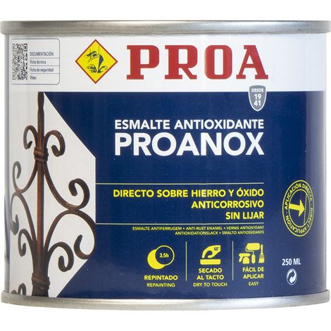 Esmalte directo sobre óxido antioxidante Proanox, Verde inglés RAL 6009 0.25lts (1/5)